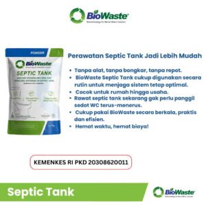 Biowaste Bakteri Pengurai Limbah Tinja Anti Bau & Mampet - 10gr