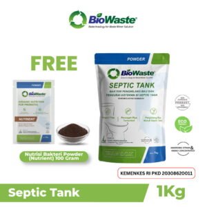 Biowaste Septic Tank Bakteri Pengurai Limbah Tinja Anti Bau & Mampet - 1kg