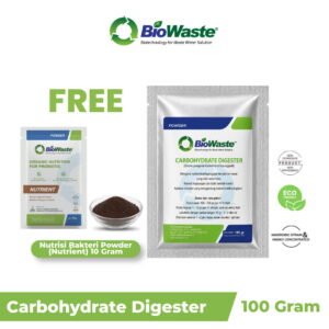 BioWaste Carbohydrate Digester Enzim Pengurai Karbohidrat Tepung & Pati untuk Pengolahan Air Limbah Industri dan Domestik 100gr